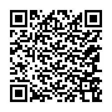 Kode QR untuk nomor Telepon +12147568319