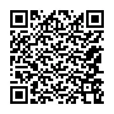 QR kód a telefonszámhoz +12147568377