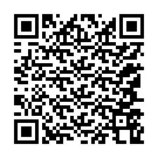 Código QR para número de teléfono +12147568378