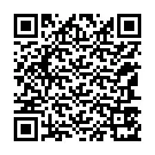 QR-код для номера телефона +12147571850