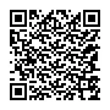 QR Code สำหรับหมายเลขโทรศัพท์ +12147574064