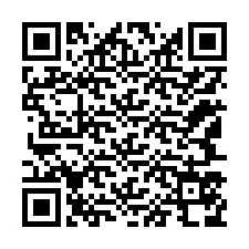 Kode QR untuk nomor Telepon +12147578421