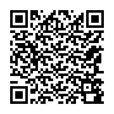 QR Code สำหรับหมายเลขโทรศัพท์ +12147580617
