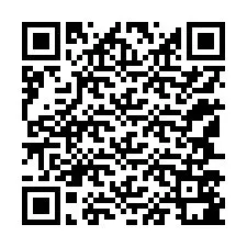 QR-koodi puhelinnumerolle +12147581270