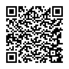 QR kód a telefonszámhoz +12147581312