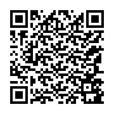 QR kód a telefonszámhoz +12147581744