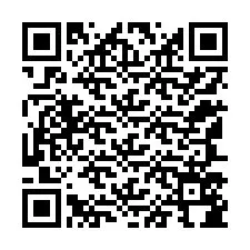 QR-код для номера телефона +12147584644