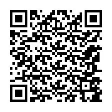 QR-koodi puhelinnumerolle +12147585357