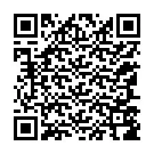 QR Code สำหรับหมายเลขโทรศัพท์ +12147586348