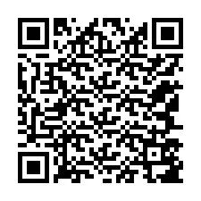 QR Code สำหรับหมายเลขโทรศัพท์ +12147587233