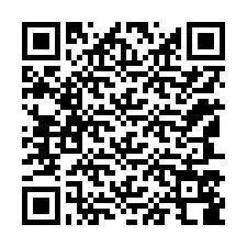 Código QR para número de telefone +12147588441