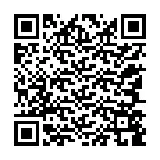 QR код за телефонен номер +12147589638