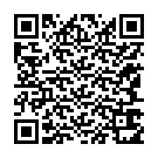 QR Code สำหรับหมายเลขโทรศัพท์ +12147611822