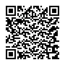 QR Code สำหรับหมายเลขโทรศัพท์ +12147616064