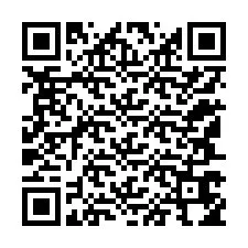 QR-код для номера телефона +12147654074