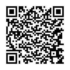 QR-koodi puhelinnumerolle +12147654562