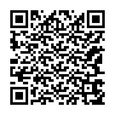 QR Code สำหรับหมายเลขโทรศัพท์ +12147657025