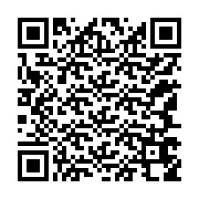 Codice QR per il numero di telefono +12147658220