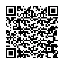 Kod QR dla numeru telefonu +12147658906