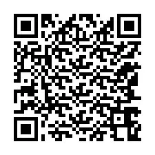 Kode QR untuk nomor Telepon +12147668896