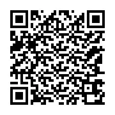 QR-code voor telefoonnummer +12147670091