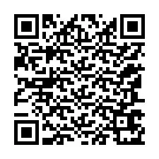 QR Code pour le numéro de téléphone +12147671158