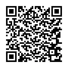 QR-code voor telefoonnummer +12147672702