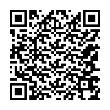 QR-code voor telefoonnummer +12147674377