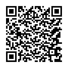 Kode QR untuk nomor Telepon +12147676171