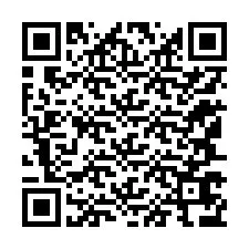 QR-koodi puhelinnumerolle +12147676172