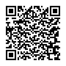 QR-koodi puhelinnumerolle +12147678506