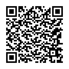 QR код за телефонен номер +12147679653