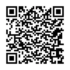 Código QR para número de telefone +12147679857