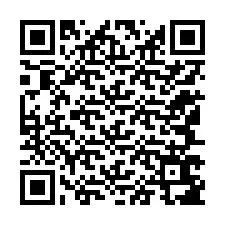 Código QR para número de teléfono +12147687636