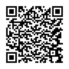 QR Code สำหรับหมายเลขโทรศัพท์ +12147694329