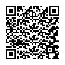 QR-код для номера телефона +12147694332