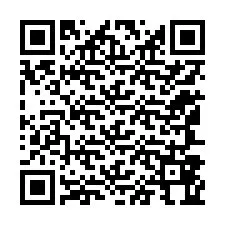 QR-koodi puhelinnumerolle +12147864216