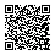 QR-код для номера телефона +12147867427