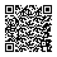 QR-koodi puhelinnumerolle +12147868876