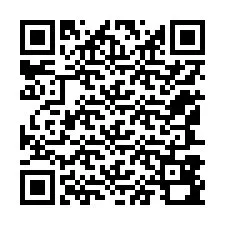 QR Code สำหรับหมายเลขโทรศัพท์ +12147890043