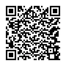 QR kód a telefonszámhoz +12147940235