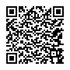 QR Code pour le numéro de téléphone +12147944437