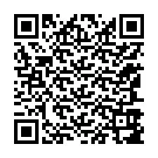 QR Code สำหรับหมายเลขโทรศัพท์ +12147987846