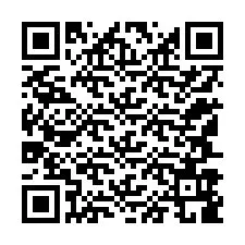 QR kód a telefonszámhoz +12147989574