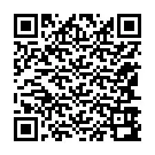 QR Code สำหรับหมายเลขโทรศัพท์ +12147992876