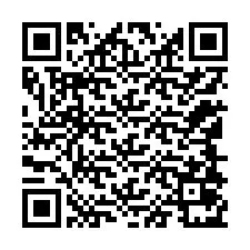 Código QR para número de teléfono +12148071189