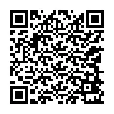 Código QR para número de teléfono +12148421038