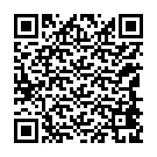 Código QR para número de teléfono +12148429840