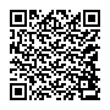 QR Code สำหรับหมายเลขโทรศัพท์ +12148433678