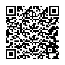 QR Code สำหรับหมายเลขโทรศัพท์ +12148434735